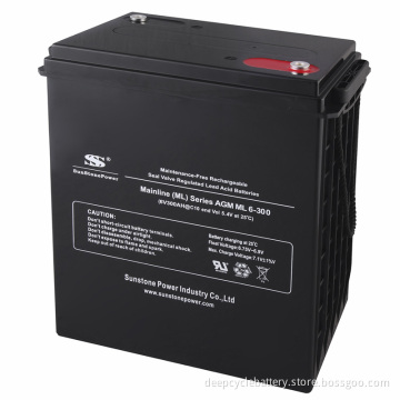 Deep Cycle Battery Ml6-300 (6V300AH) Solar Batterytelecom Battery